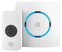 NEDIS έξυπνο ασύρματο κουδούνι πόρτας Wi-Fi RF 433 Mhz τροφοδοσία ρεύματος 100-240 V 60 μελωδίες Android iOS λευκό NEDIS έξυπνο ασύρματο κουδούνι πόρτας Wi-Fi RF 433 Mhz τροφοδοσία ρεύματος 100-240 V 60 μελωδίες Android iOS λευκό (1 of 8)