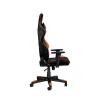 Cathaoirleach cearrbhachais CANYON Deimos PU fráma miotail leathair 90-165 ° backrest 3d ardaitheoir gáis rang 4 dubh-oráiste thumbnail (2 of 6)