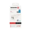 Swissten netværksadapter gan 2x usb-c 65w pd + 1x usb-a 18w qc hvid thumbnail (2 of 2)
