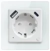 IMMAX NEO SMART smart indoor socket Nexa without pin (type F) 16A 1x USB 1x USB-C PD 20W Wi-Fi LIDL TUYA