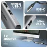AXAGON multi 4in1 USB-C hub HMC-H3A USB 3.2 Gen1 3x USB-A HDMI 15cm thumbnail (3 of 4)
