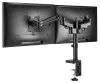 Neomounts DS70-750BL2 Displayhalter Schreibtischstange 17-27" Klemme VESA 100X100 Tragkraft 2x7kg Gaskolben 2 Displays schwarz thumbnail (6 of 7)