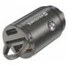 Swissten CL-adapter Strømforsyning USB-C + Super Charge 3.0 30W nano sølv