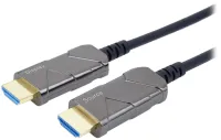 Câble fibre optique HDMI 2.1 ultra haut débit PremiumCord 8K@60Hz plaqué or 15 m Câble fibre optique HDMI 2.1 ultra haut débit PremiumCord 8K@60Hz plaqué or 15 m (1 of 2)