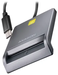 Czytnik kart inteligentnych AXAGON Contact USB-C (eObčanka) Karta inteligentna CRE-SM3TC USB typu C 1,2 m Czytnik kart inteligentnych AXAGON Contact USB-C (eObčanka) Karta inteligentna CRE-SM3TC USB typu C 1,2 m (1 of 3)
