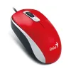 DX-110, drátový, 1000 dpi, USB, červený