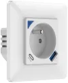 Prise intérieure intelligente IMMAX NEO SMART avec broche (type E) 16A 1x USB 1x USB-C PD 20W Zigbee LIDL TUYA