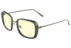GUNNAR irodai játékszemüveg FALLOUT VAULT 33 GUNMETAL-OLIVE * borostyánsárga lencsék * BLF 65 * GUNNAR fókusz