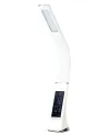 IMMAX lampada da tavolo LED Pelle 65W 300lm 5V 1A 3 colori di luce braccio flessibile opzione per spegnere LCD USB bianco