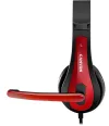 CANYON headset HSC-1 könnyű 3,5 mm-es TRRS jack fekete-piros thumbnail (4 of 6)