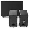 NEDIS PC højttalere 2.1 power 33 W 3.5mm jack USB ABS træ sort thumbnail (4 of 5)