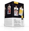 COLORWAY LED fotórögzítő 20 LED hosszúság 3 m meleg fehér tápegység 3x AA