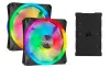 Ventilator Corsair QL Series QL140 RGB LED 2x 140mm 26dBA Lighting Node CORE Ventilator Corsair QL Series QL140 RGB LED 2x 140mm 26dBA Lighting Node CORE