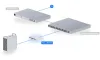 Ubiquiti UniFi Switch Flex 2.5G 8 PoE 8x 2.5GbE 1x 10GbE SFP+ port combo PoE+++ In PoE++ Out (PoE költségvetés 196W) thumbnail (5 of 6)
