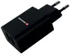 Swissten hálózati adapter Smart Ic 2X USB 21A táp + adatkábel USB Lightning 1,2 M fekete
