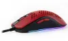 AROZZI gaming mus FAVO Ultra Light Sort-Rød kablet 16.000 dpi USB 7 knapper RGB sort-rød thumbnail (3 of 5)
