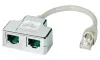 Cuibheoir DATACOM "Y" STP CAT5E PC TEL+TEL