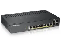 Zyxel GS1920-8HPv2 10 Port Smart Managed Switch 8x Gigabit Copper and 2x Gigabit dual pers. hybird mode standalone or Zyxel GS1920-8HPv2 10 Port Smart Managed Switch 8x Gigabit Copper and 2x Gigabit dual pers. hybird mode standalone or (1 of 3)