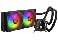 Dissipatore a liquido per CPU Krux HydroGlance 240 ARGB LCD 2x120mm ARGB PWM display AMD e Intel (1 of 5)