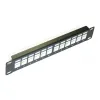XtendLan Patch panel 10" 1U 12 portů CAT6 osazený