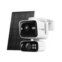 TP-Link Tapo C675D KIT Outdoor-WLAN-Kamera, Dual-Kamera (2x 4K 3840×2160), Audio, Infrarot (10 m Reichweite), SD-Karte, IP65, Solarpanel TP-Link Tapo C675D KIT Outdoor-WLAN-Kamera, Dual-Kamera (2x 4K 3840×2160), Audio, Infrarot (10 m Reichweite), SD-Karte, IP65, Solarpanel (1 of 3)
