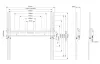 Neomounts WL30-350BL14 Wall display holder 32-65" fixed lockable VESA 400X400 load capacity 60kg black thumbnail (5 of 5)