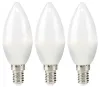 NEDIS LED izzó E14 gyertya 28 W 220 V 250 lm 2700 K meleg Fehér matt 3 db