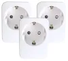 IMMAX NEO LITE SMART komplekt, 3x nutikas sisepistikupesa v2 ilma kontaktita (tüüp F) Wi-Fi Google Assistant Amazon Alexa TUYA