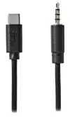 NEDIS USB-C adapter USB-C pistik - 35 mm jack pistik must lahtiselt 1m