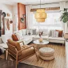 Lampada a sospensione di design IMMAX BOHO HILO D50cm E27 bambù thumbnail (4 of 6)