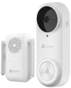 EZVIZ Smart Set DB2 3K (5MP) Wi-Fi video tālrunis bezvadu durvju zvana izšķirtspēja 2544x1888 IP65 balts thumbnail (1 of 10)