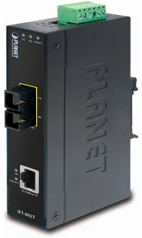 Optický převodník Planet IFT-802TS15 SC singlemode 15km DIN IP30 -40 až 75 st.C (1 of 1)