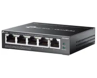 TP-Link ES205GP Omada 5-Port Gigabit Easy Managed Switch 1x GLAN 4x GLAN PoE+ 65W PoE-Budget TP-Link ES205GP Omada 5-Port Gigabit Easy Managed Switch 1x GLAN 4x GLAN PoE+ 65W PoE-Budget (1 of 4)