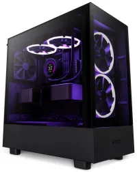 NZXT case H5 Elite edition 3x120 mm (2xRGB) fan USB 3.0 USB-C 3.1 transparent side and front panel black NZXT case H5 Elite edition 3x120 mm (2xRGB) fan USB 3.0 USB-C 3.1 transparent side and front panel black (1 of 6)