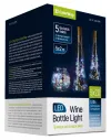 COLORWAY 5x catena LED interna 5x 20 LED lunghezza 5x 2m alimentazione a batteria multicolore
