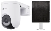 Комплект IP-камери EZVIZ HB8 Lite 4G, PTZ, 4G LTE, Wi-Fi, 4Mpix, захист IP65, об'єктив 4 мм, ІЧ-підсвічування до 15 м, білий колір + сонячна панель 5 Вт Комплект IP-камери EZVIZ HB8 Lite 4G, PTZ, 4G LTE, Wi-Fi, 4Mpix, захист IP65, об'єктив 4 мм, ІЧ-підсвічування до 15 м, білий колір + сонячна панель 5 Вт (1 of 2)