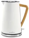 Ηλεκτρικός βραστήρας NEDIS KAWK510EWT όγκος 1,7 l Soft-Touch 1850 - 2200 W από ανοξείδωτο ατσάλι λευκό