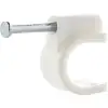 DATACOM Cable clip (7mm) white 100pcs
