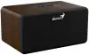 Caixa de som GENIUS SP-918BT Bluetooth 5.3 6W recarregável USB-C na cor madeira escura