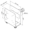 Neomounts THINCLIENT-10 Mini PC holder for VESA display holder 100x100 nosn. 10 kg width adjustment 9-20 cm white thumbnail (7 of 7)