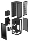 NZXT case H1 mini ITX 140mm AIO cooler 650W SFX-L 80Plus Gold modular power supply riser card USB-C black thumbnail (7 of 7)
