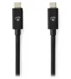 NEDIS kabelis USB 4.0 Gen 3x2 spraudnis USB-C - spraudnis USB-C 8K melns 1m