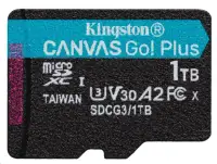 Карта пам'яті Kingston 1 ТБ SDXC Canvas Go Plus Gen4 C10 UHS-I U3 Карта пам'яті Kingston 1 ТБ SDXC Canvas Go Plus Gen4 C10 UHS-I U3 (1 of 1)