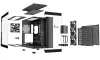 Wees stil! behuizing LIGHT BASE 900FX ATX ARGB strip 4x140mm ARGB ventilator 2xUSB 3.0 USB-C panoramisch zwart thumbnail (7 of 9)