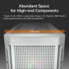 COUGAR PC-behuizing DUOFACE Pro Wit Mid Tower Airflow Frontpaneel TG Linkerpaneel 2 x ARGB 140mm & 1x 120mm ventilatoren thumbnail (18 of 32)