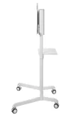 Supporto da pavimento mobile per schermo piatto Neomounts NS-M1250WHITE (altezza: 160 cm) Bianco thumbnail (3 of 4)
