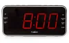 NEDIS digital alarm clock with radio LED display 35 mm jack AM FM snooze sleep timer 2 alarms black thumbnail (2 of 6)