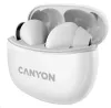 Навушники CANYON TWS-5 BT з мікрофоном BT V5.3 JL 6983D4 case 500mAh+40mAh до 38h білий thumbnail (2 of 7)
