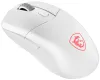 MSI gaming mouse VERSA 300 Wireless White wireless 8,000 dpi 24GHz BT5.3 USB RGB backlight 6 buttons white thumbnail (1 of 4)