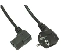 Akyga PC Power Cable 1.5m 250V PVC Black (1 of 2)